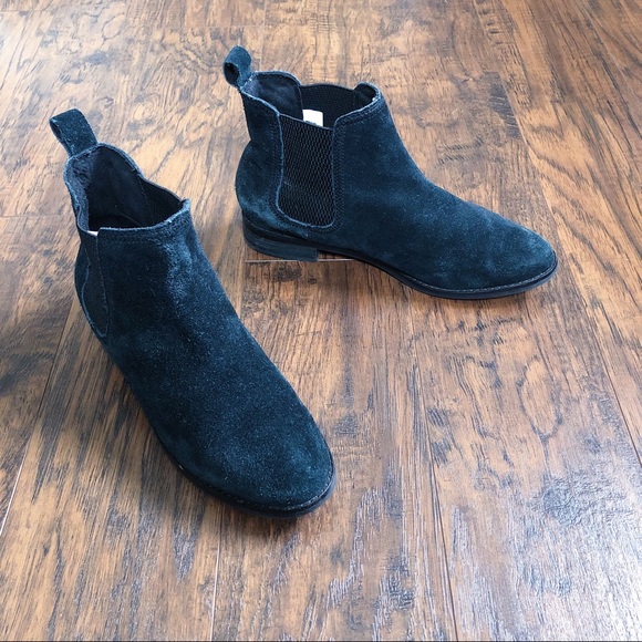 TOMS • Ella chelsea boot black suede leather ankle bootie slip on - Picture 13 of 13